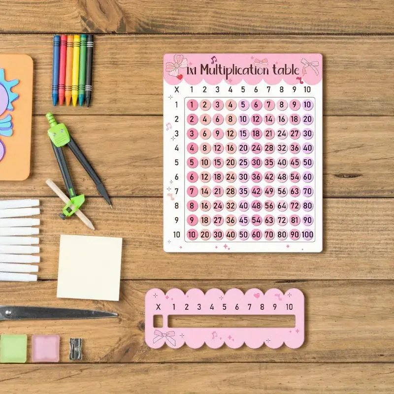 Wooden Multiplication Board Set Math Game Gifts For Kids Educational Montessori Counting Toy Preschool Learning For Classroom