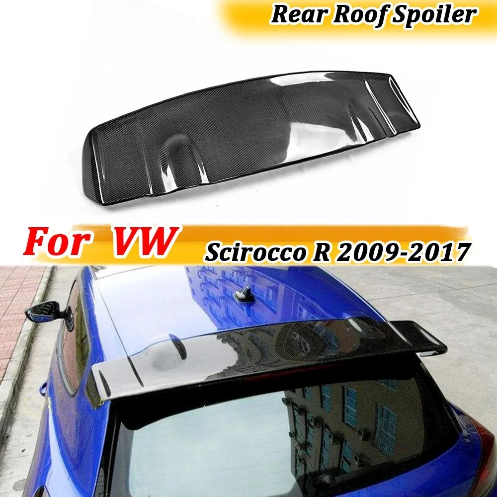 

Carbon Fiber Rear Roof Spoiler Trunk Wings for Volkswagen VW Scirocco R 2009-2017 Roof Scirocco Spoiler Wings FRP Body Kits