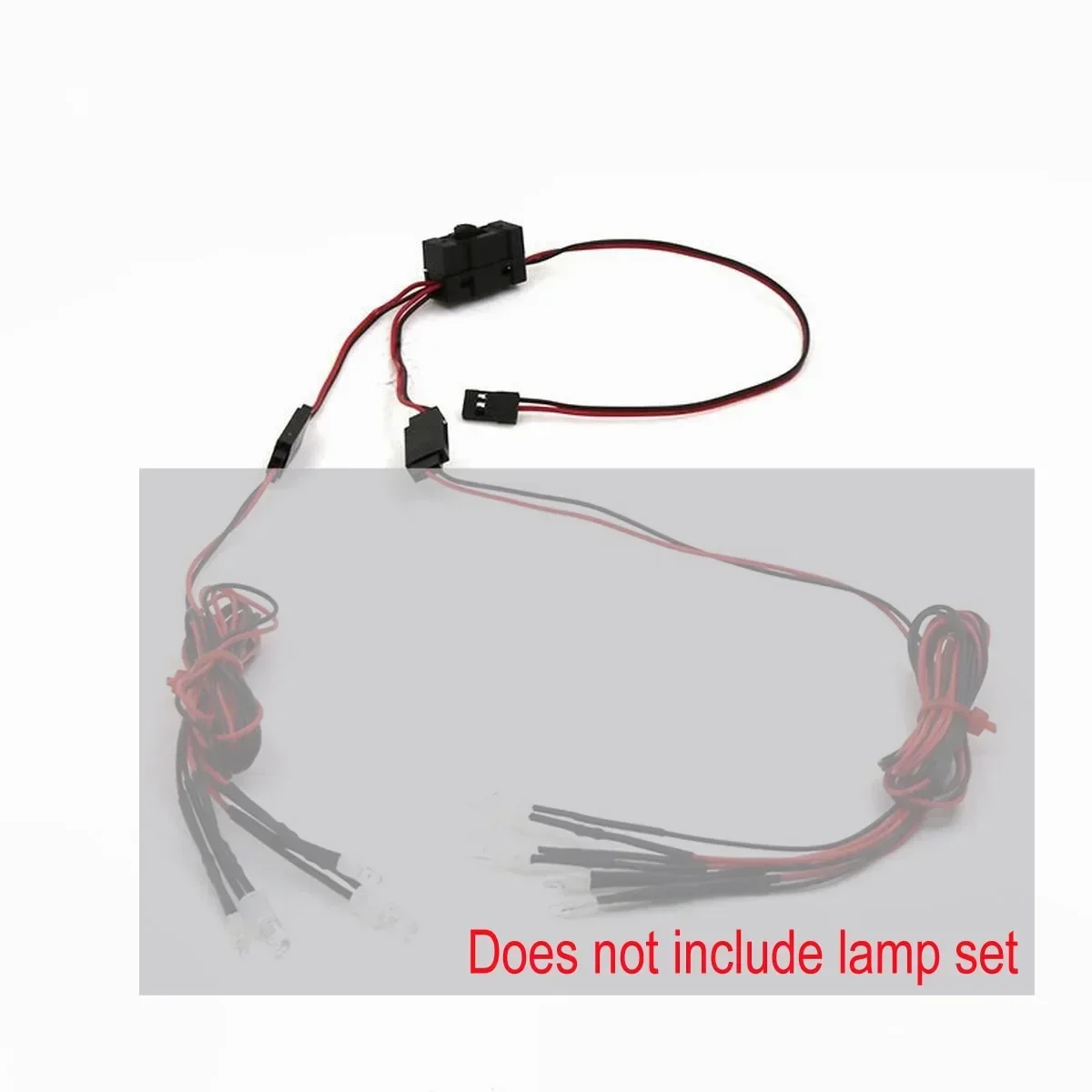 Replacement Y Split Line On/off Switch Channel Extension Cords Cable Light Wire for RC Climbing Car Lights Group