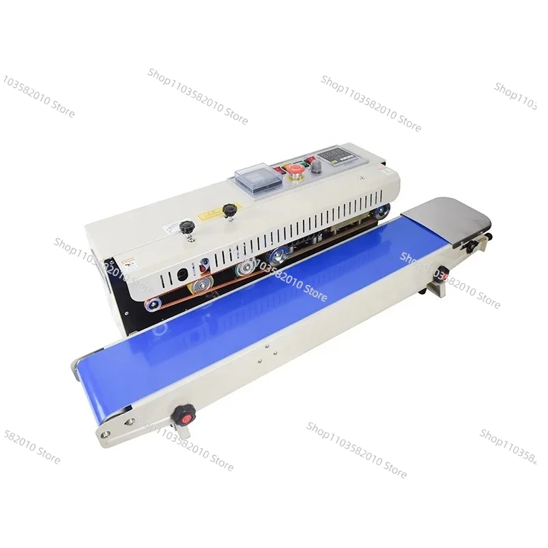 FR-1000 Automatic Horizontal Heat Sealing Machine Plastic Film Bags Continuous Band Sealer Ink Printer Food Paper Pouches