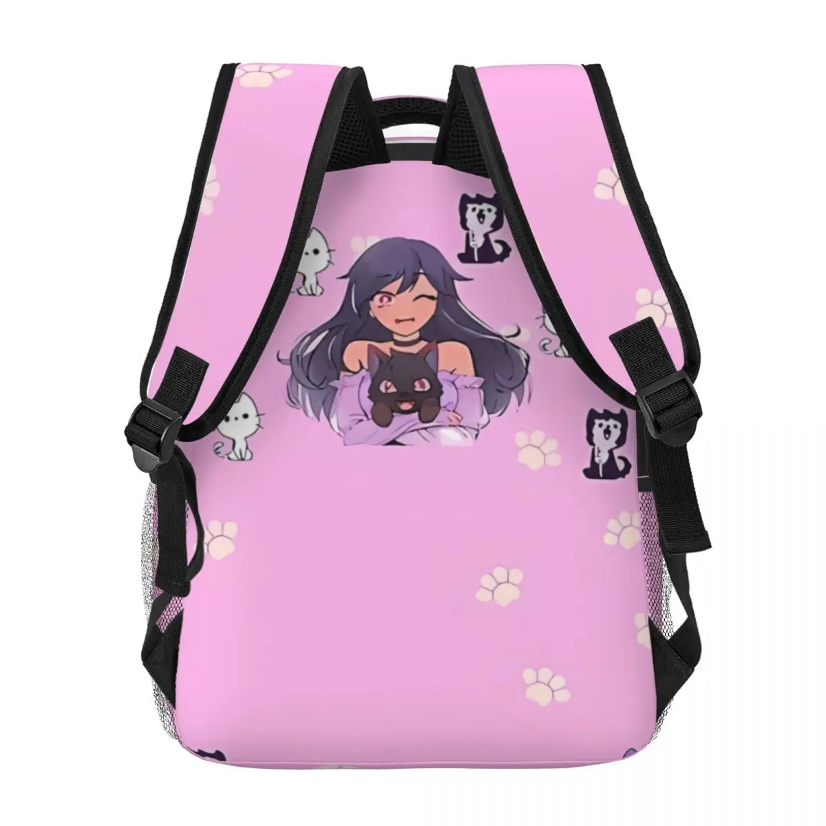 Aphmau Pets zestaw naklejek plecak plecaki chłopcy dziewczęta Bookbag torby szkolne dla dzieci Cartoon plecak na laptopa torba na ramię