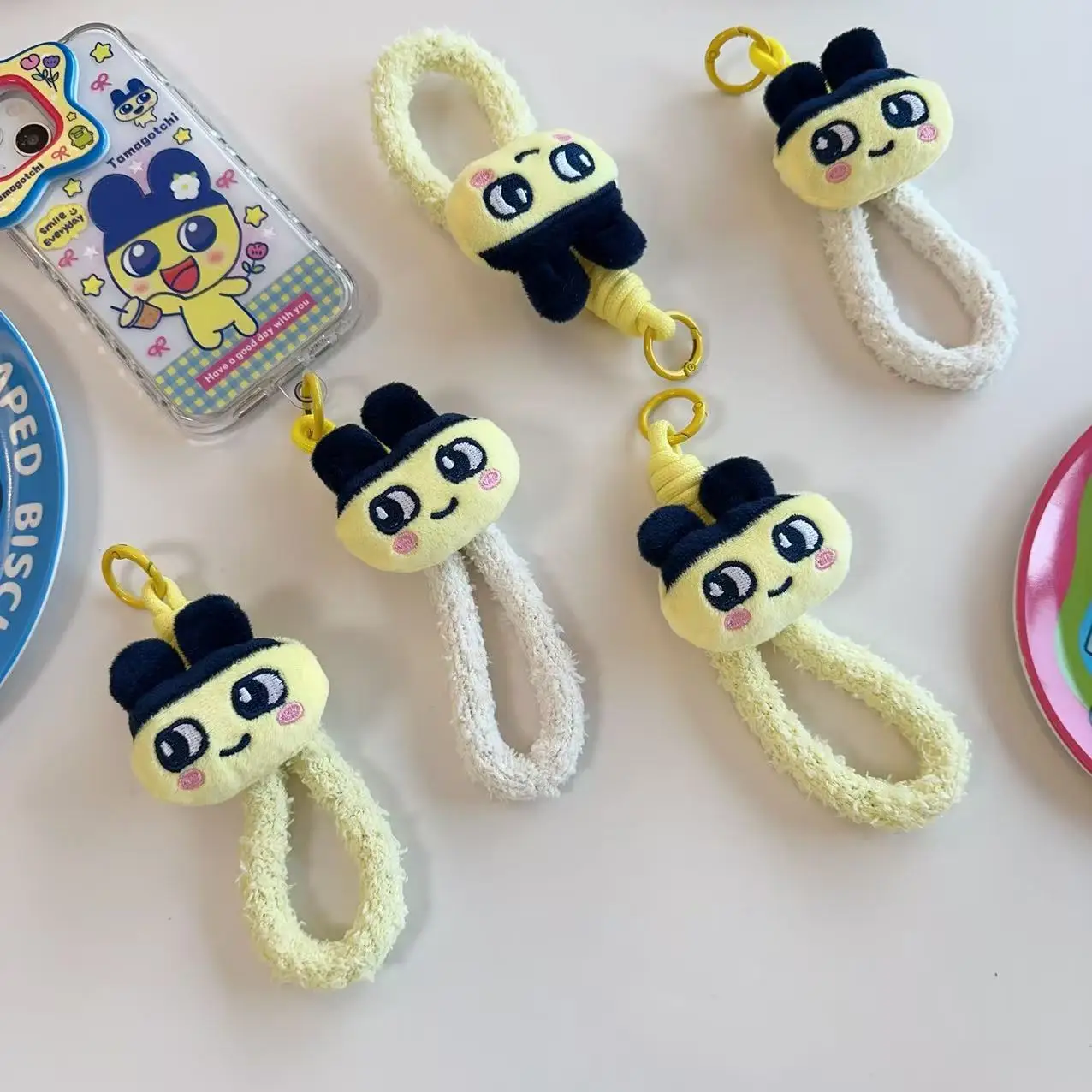 

Japan Tamagotchi Electronic Pets Lanyard Doll Cute Pendant Keychain Bag Charms Collections Surprise Birthday Gift for Kids