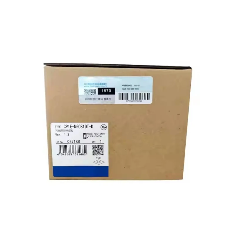 Spot Stock Products CP1E-N60S1DT-D Programmable Controller Module Brand New Original Technical Support Available Plc Controller