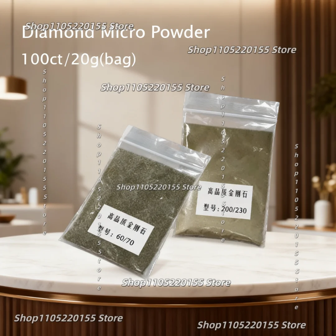 20g/bag Diamond Micro Powder for Metal Mold Coarse Abrasive Grinding Polishing Grit60~400 Diamond Tools Raw Material