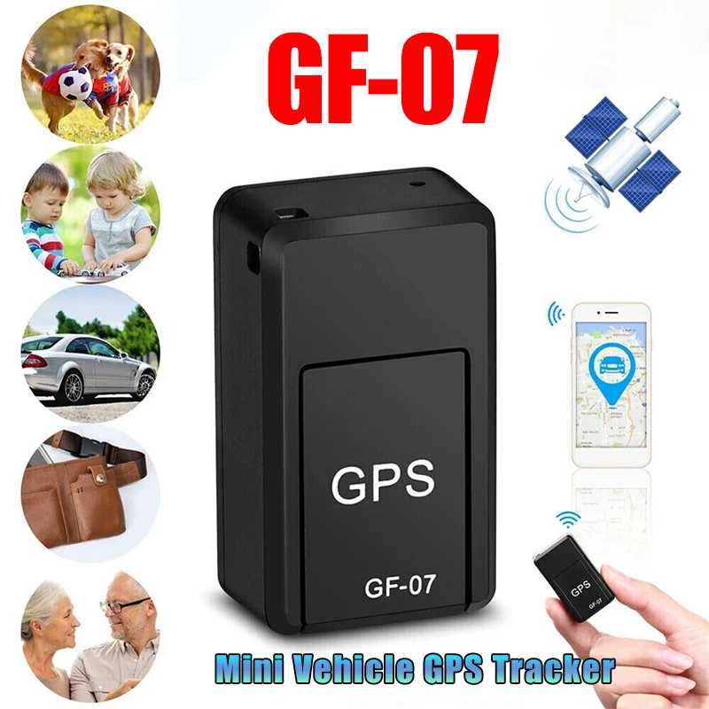 Car Tracker Real Time Tracking Anti Theft Anti Locator Mini Magnetic GF-07 GPS Auto Strong Magnetic Mount SIM Message Positioner