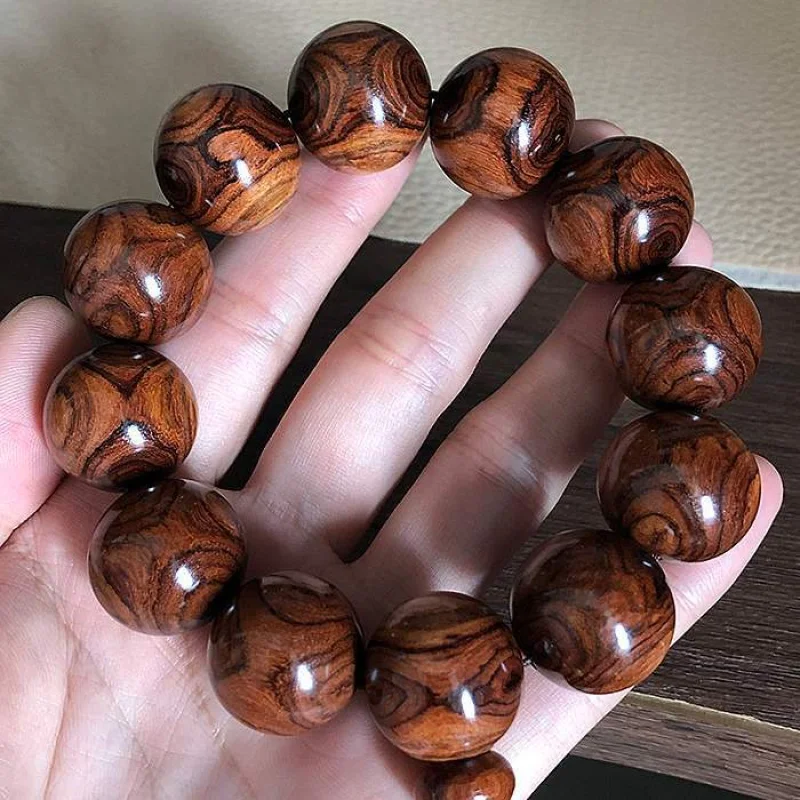 Authentic Boutique Hainan Huanghua Pear Bracelet Men and Women 108 Wild Faces