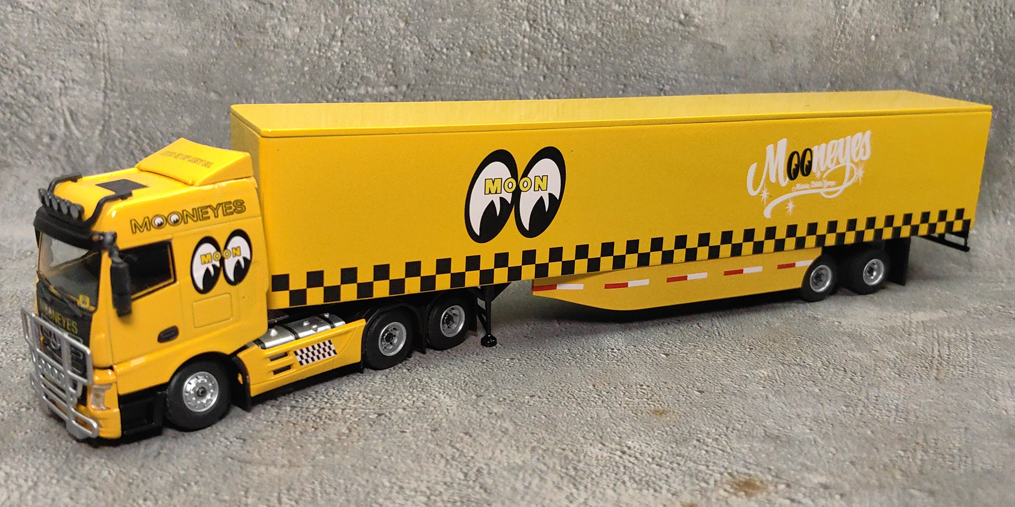 Modèle de voiture en alliage moulé sous pression, échelle 1:64, VW Rack, Moon-Eye, Wide-Body, Modified Travel Van, Drag Scalp Truck, Collection Toy Gift