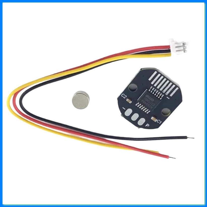 The AS5048A Magnetic Induction Angle Measurement Sensor Module Features A 14-Bit High- SPI Interface-A75P