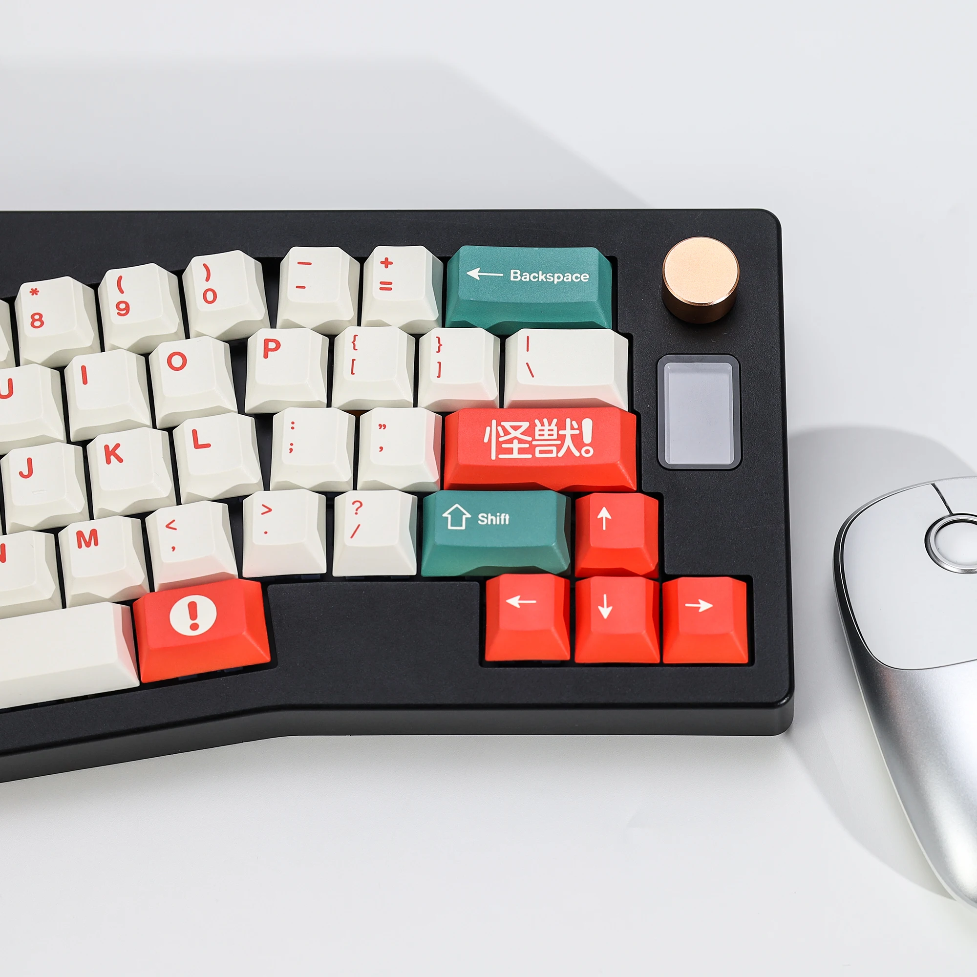 KBDiy Clone GMK Keycaps Retro GMK Kaiju Cherry Profile PBT ISO Tastenkappen für MX Magnetische Schalter 60 Gaming Mechanische Tastatur KIT – Detail 10