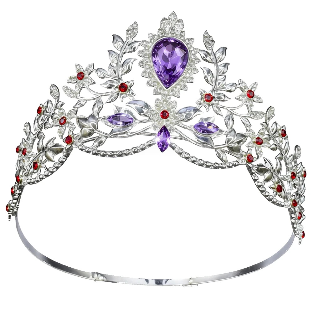 

Levmoudra Crowns for Women Pageant Rhinestone Bridal Crown and Tiara with Adjustable Ring for Wedding Prom Quince Pageant