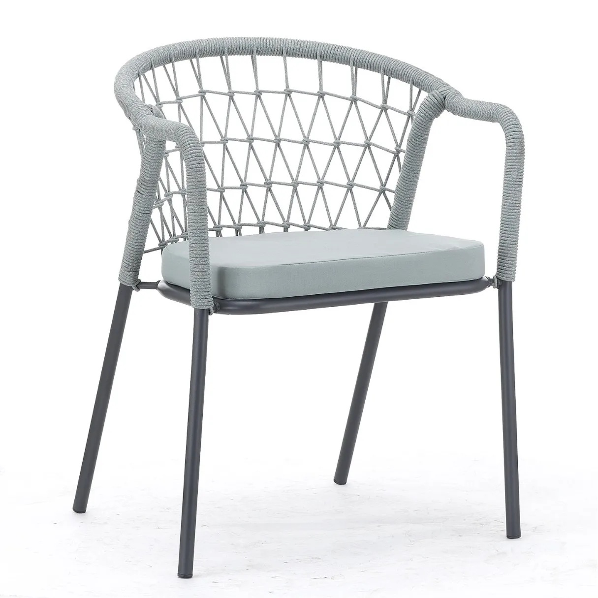 ！@Outdoor Courtyard Garden Leisure Sunproof Table and Chairs Balcony Indoor Milk Tea Shop Negotiation Combination Square Table