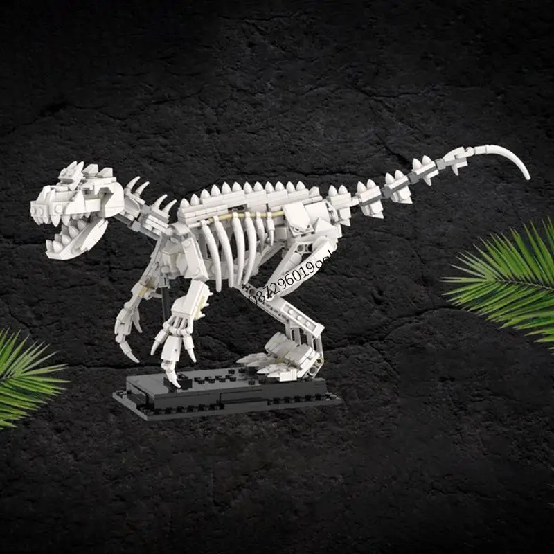 جديد 426 قطعة لعبة فيلم Jurassing World MOC Indominus Rex نموذج الهيكل العظمي لتقوم بها بنفسك الأفكار الإبداعية ديناصور الحفريات ألعاب أطفال ألغاز هدية