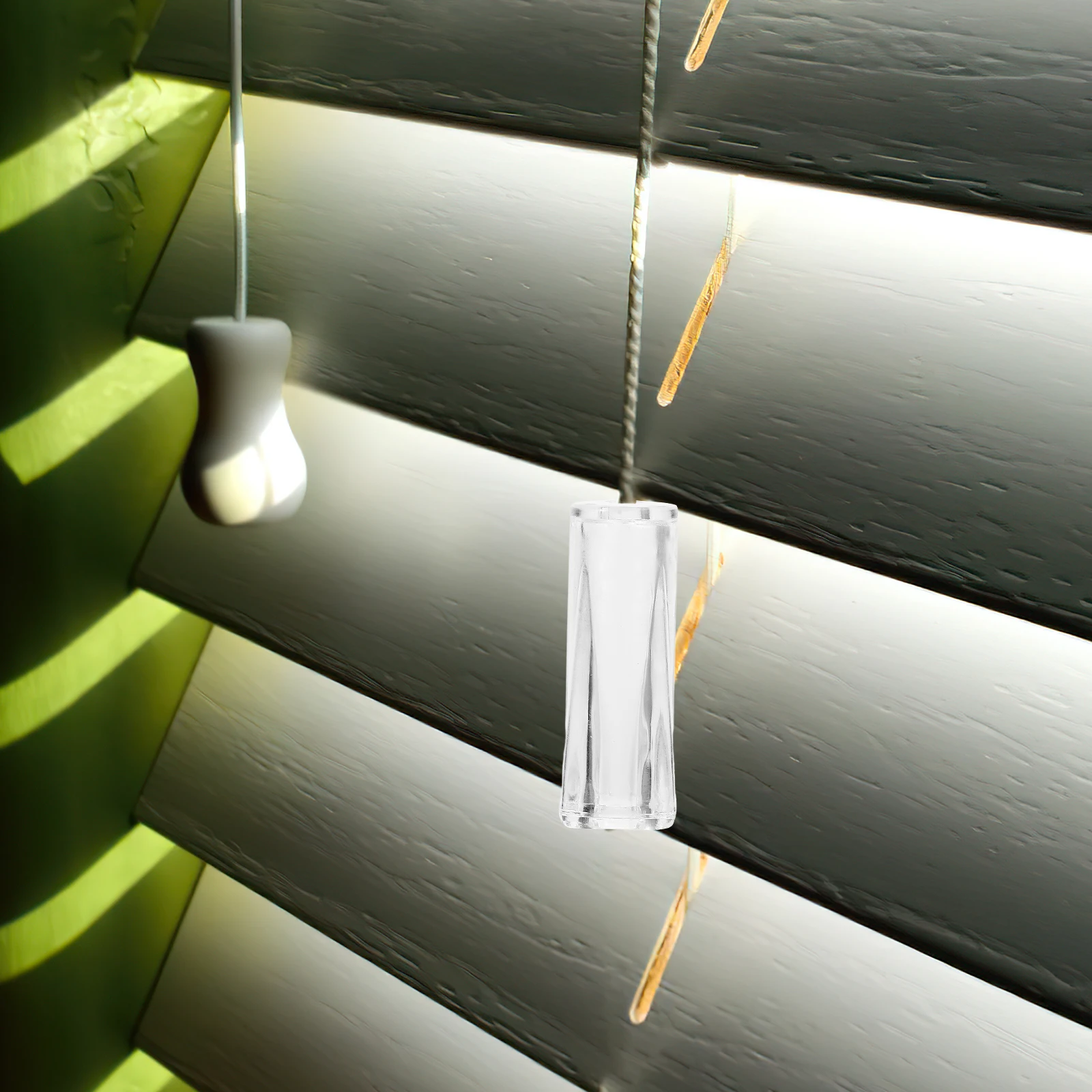 

10pcs Clear Blind Wand Handle Vertical Rod Tip Replacement Parts Easy Install Lightweight Window Opener Pole