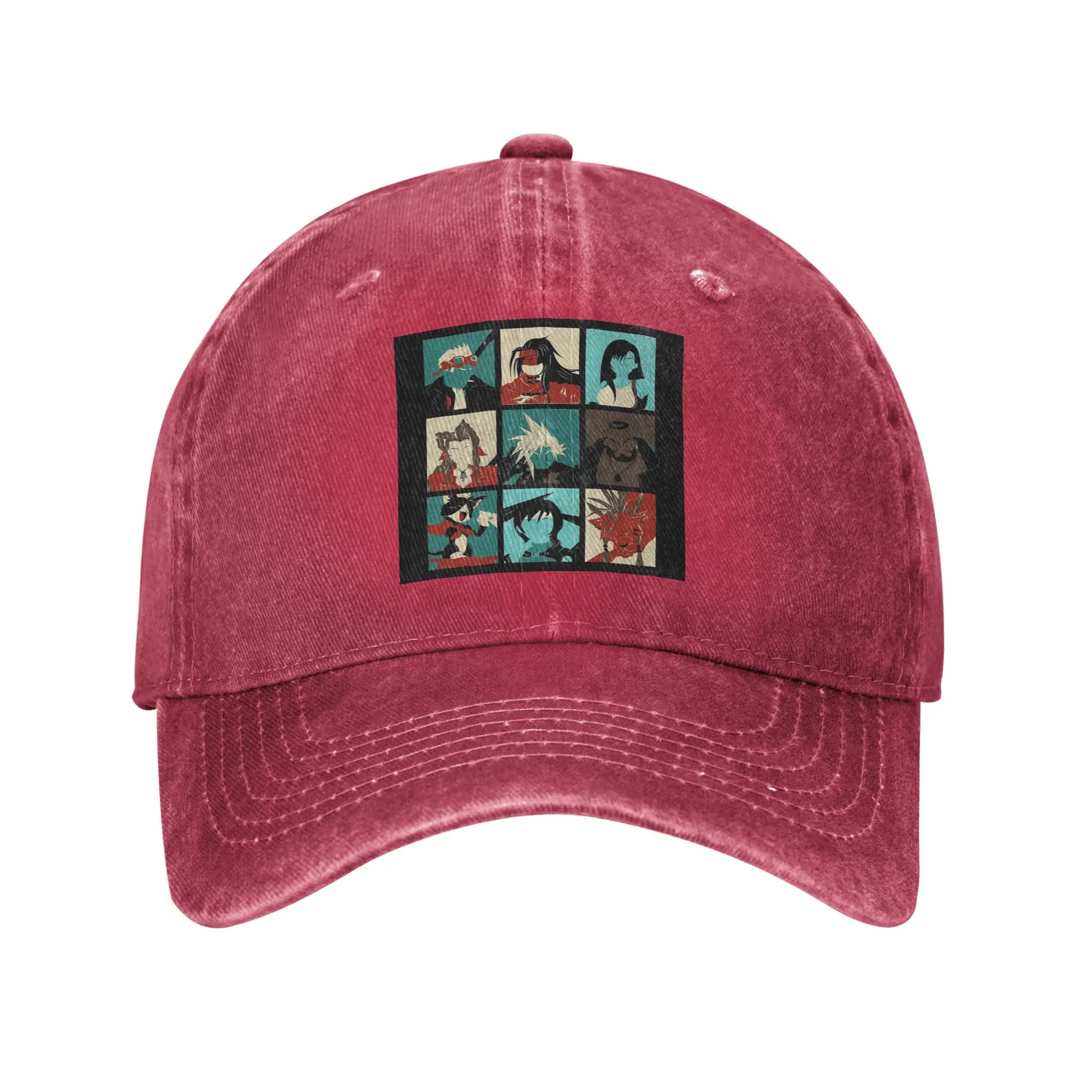 Fantasy Final Seven Denim Cap Casual Baseball Caps Adjustable Hat Summer Unisex Baseball Hats