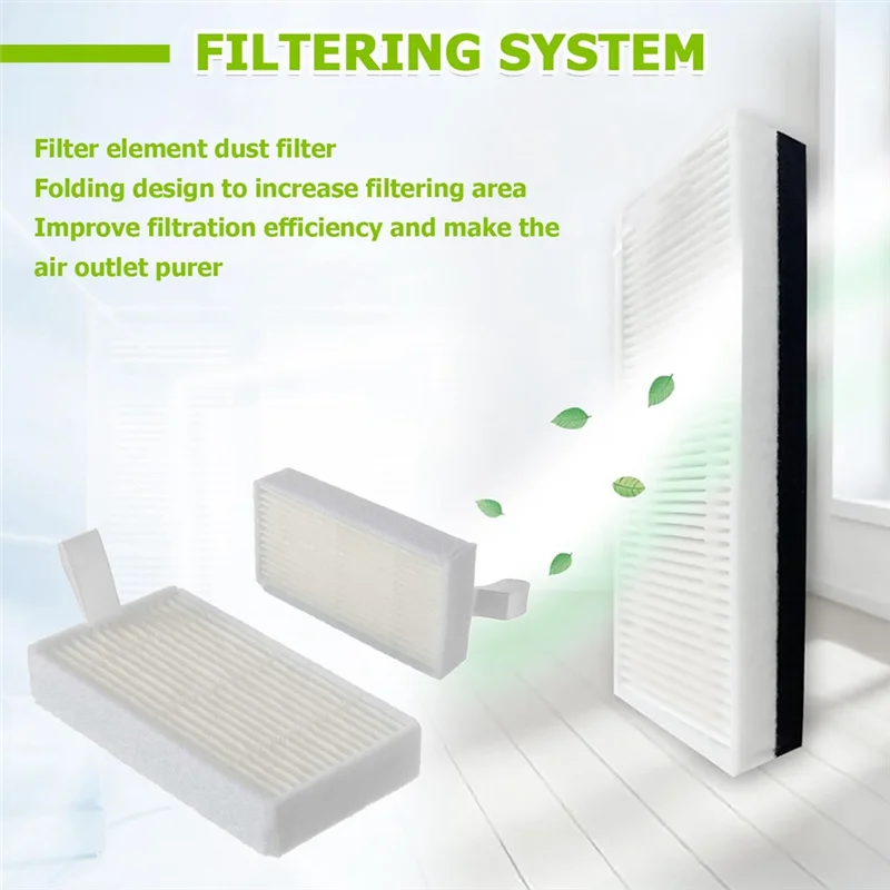 

AT63-Robot Vacuum Cleaner Accessories For Ilife V5 V5S V3 V3S V5S V50 Pro V55 X5 Consumables Filter High Efficiency Replacement