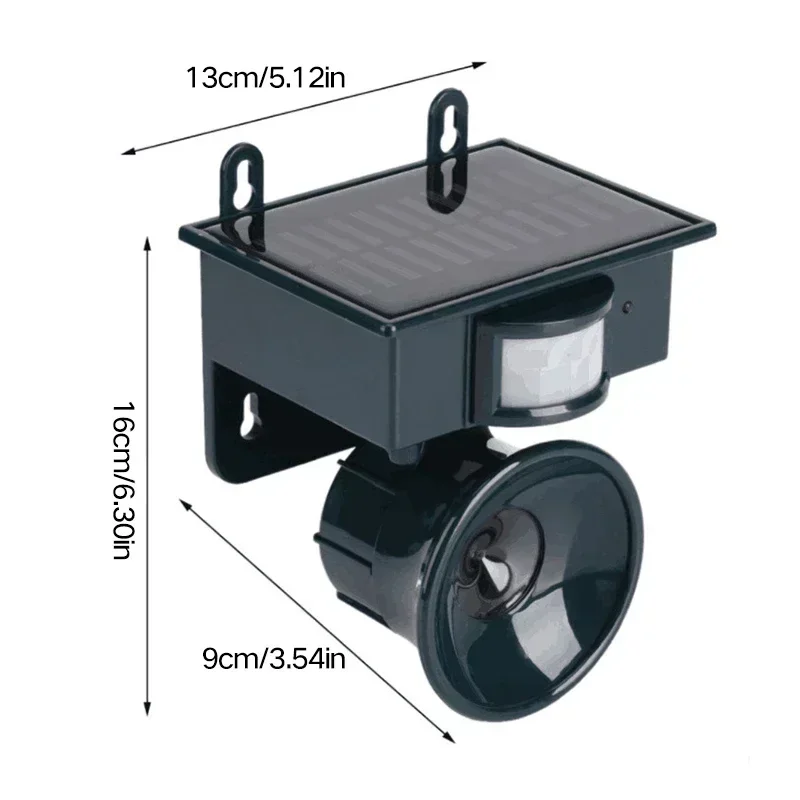 Outdoor Solar Ultrasonic Pest Repeller Cat Dog Bird Deer Mouse Animal Deterrent Control Device 2026 New view 2