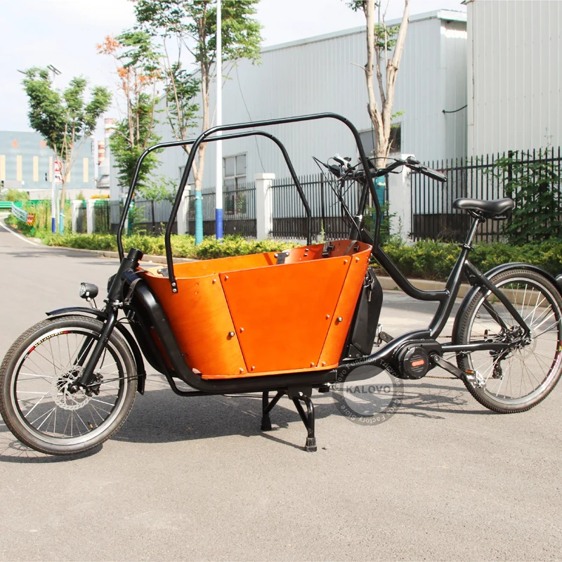 Cargo Bike With Two Wheels Dutch Cargo Bike Bakfiet Tranport Bikes Wood Cargo Bicycle For School