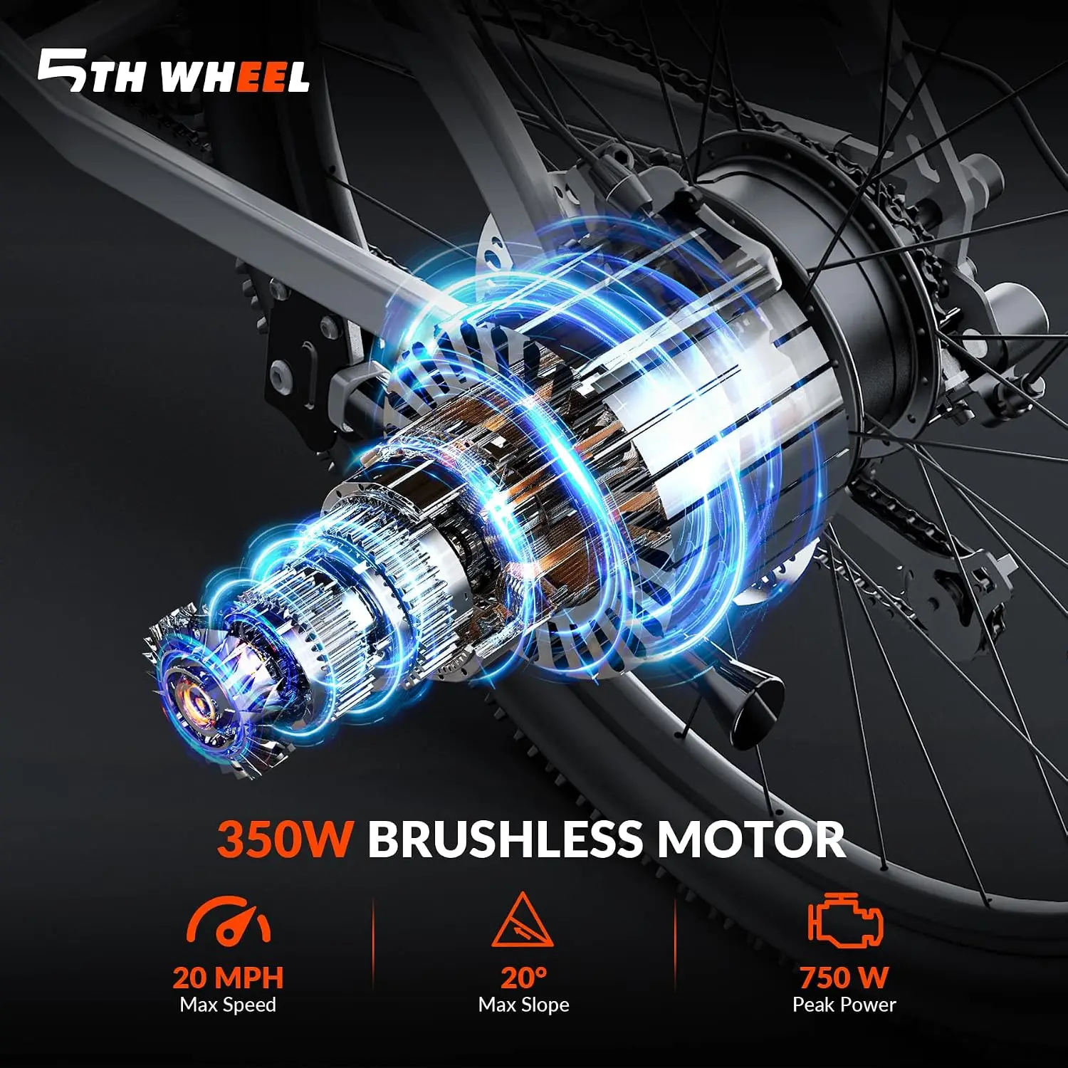 750W Motor Electric Bike 20MPH 55 Miles Range Mountain E-Bike Lockable Suspension LCD 26