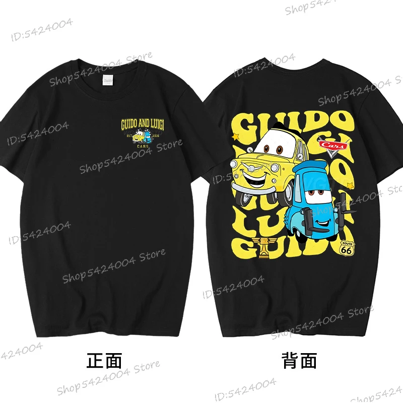 خمر سيارة طباعة تي شيرت القطن الكرتون موضة قصيرة الأكمام الشارع الشهير الرجال النساء سيارة عاشق أنيمي تي شيرت الجولة الرقبة التي شيرت