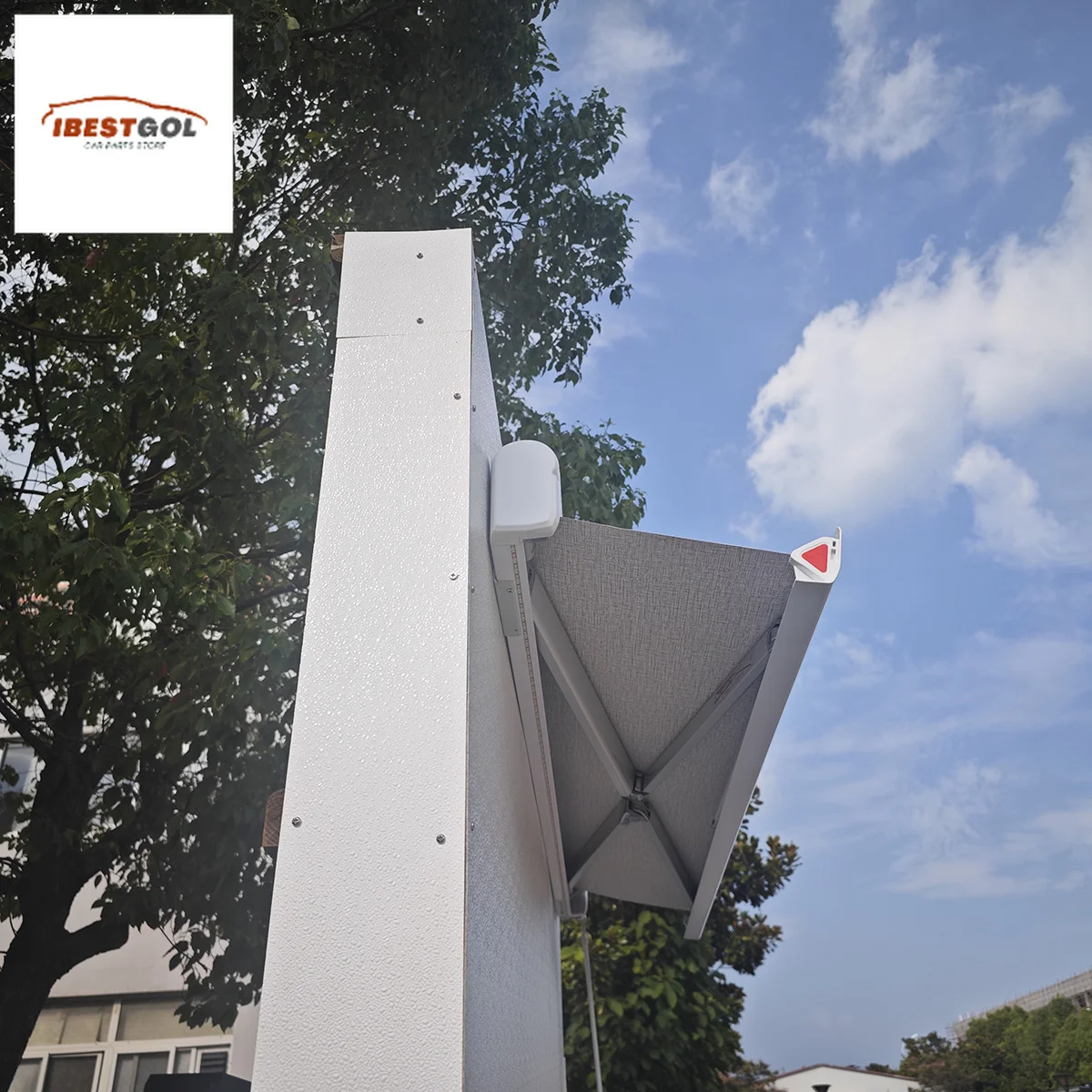 Ibestgol Lightweight RV Sun Shade Awning RV Foldable Awning Truck Campers