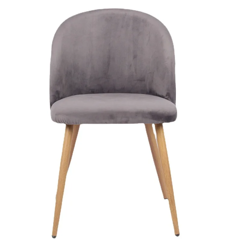 

Modern Velvet Banquet Chair with Backrest Nordic Design Hotel Restaurant Restaurant Living Room Commercial Furniture
