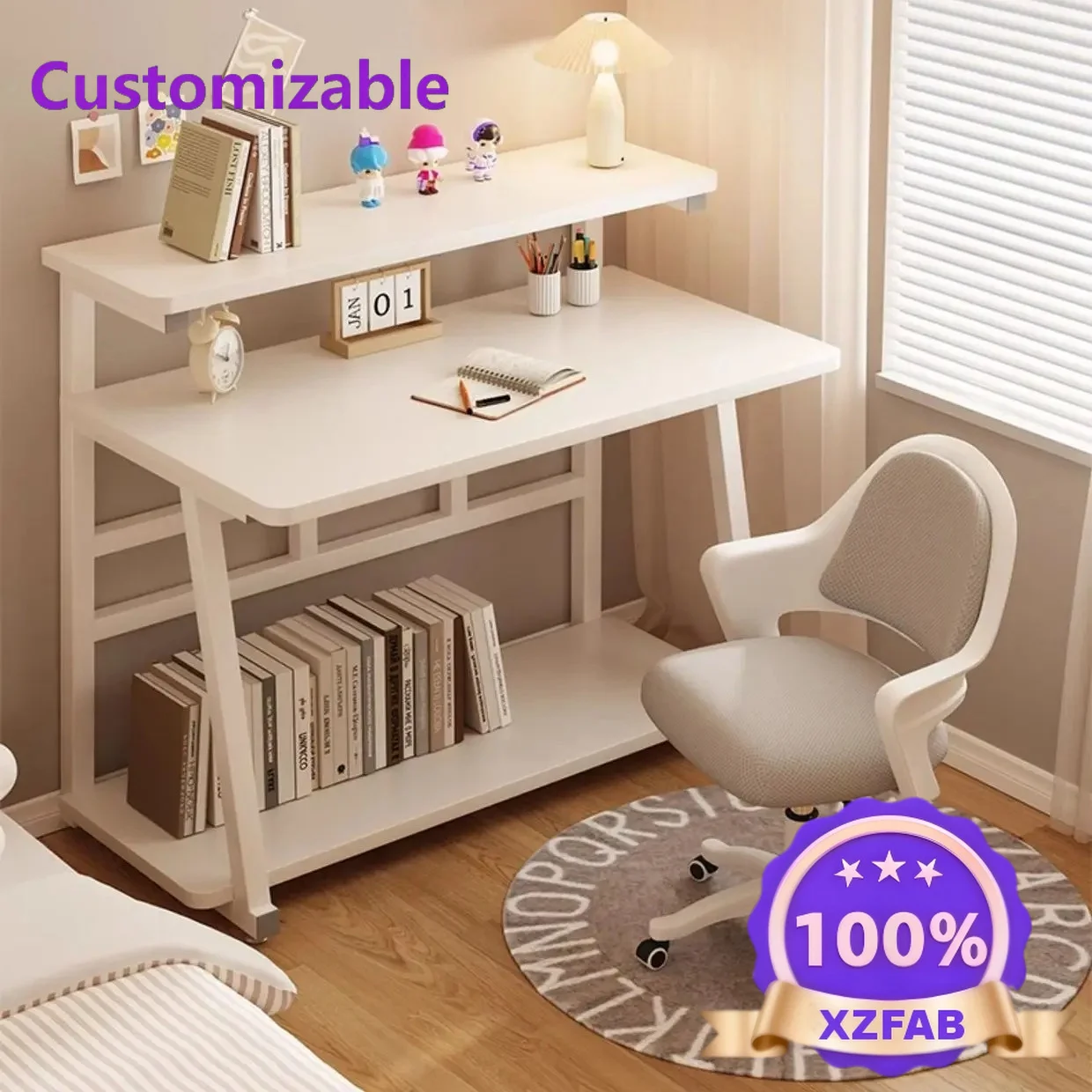 Factory Direct 2026 Safe Children's study table for primary school students simple plus homework