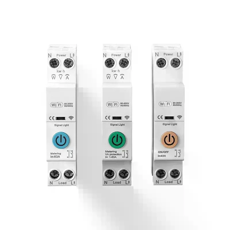 Smart WiFi Circuit Breaker Phone Remote Control Overload Protection for Outdoor Courtyard Electricity Control