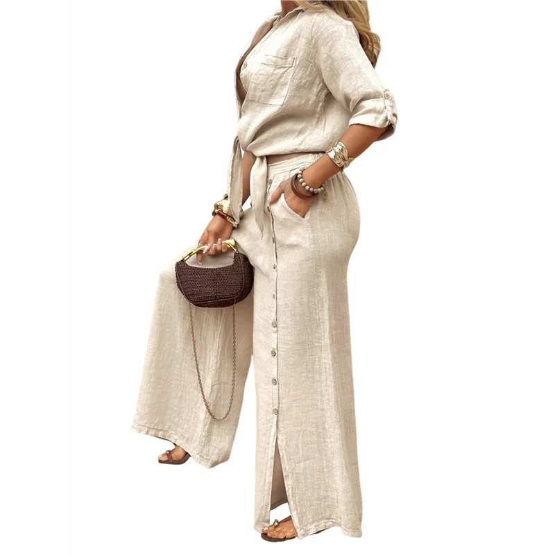 

ASDS-женская пляжная рубашка с длинными рукавами, блузки, купальный костюм, воротник на пуговицах