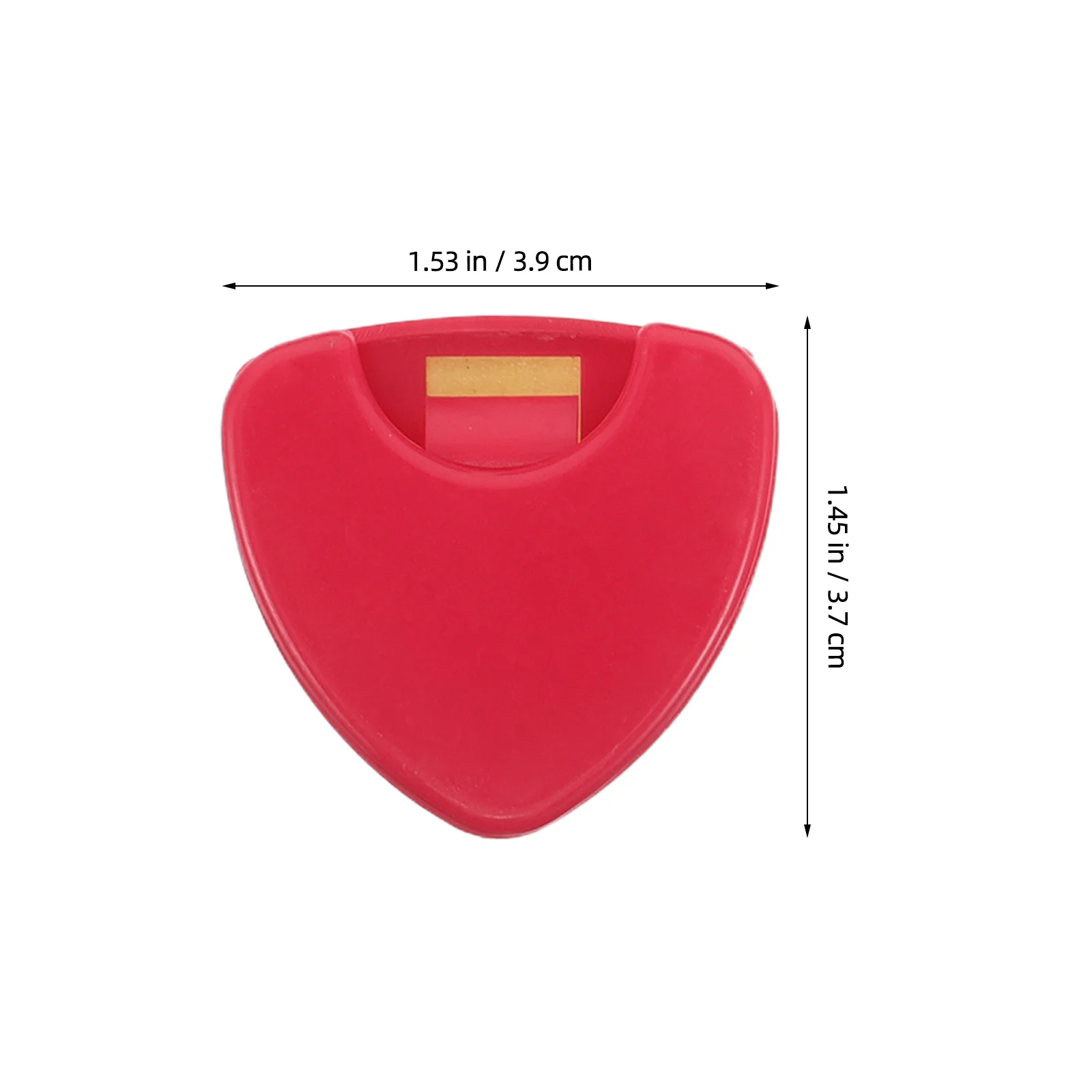 25Pcs Guitar Pick Storage Container Triangular Mini Portable Organizer for Bass Acoustic Electric Ukulele Holder