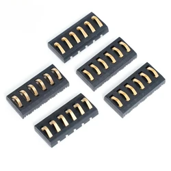 5 sets  SMT Spring Battery Connector 4.0 MM Pitch  2P 3P 4P 5P 6P Male Female Contact Power Charging Seat Spring Plated