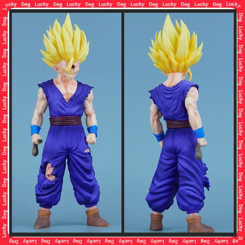 

Anime Dragon Ball Z Super Saiyan Son Gohan Battle Damaged Ver. GK PVC Action Figure DBZ Statue Collection Model Toys Doll Gifts