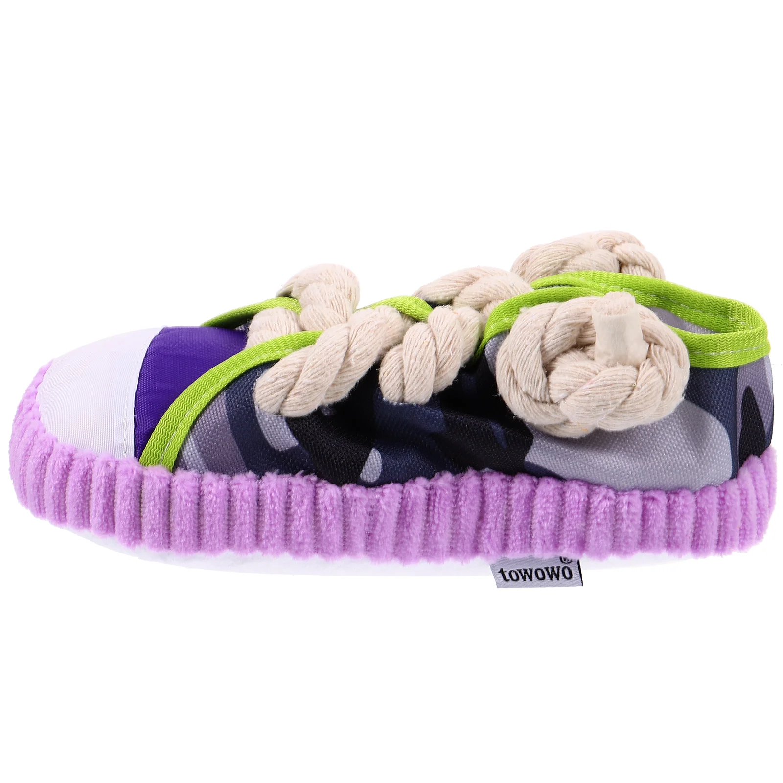 

Toys Pet Slippers Puppy Small Dog Squeaky Vocalize Canvas Shoe Shaped Chew for Dogs