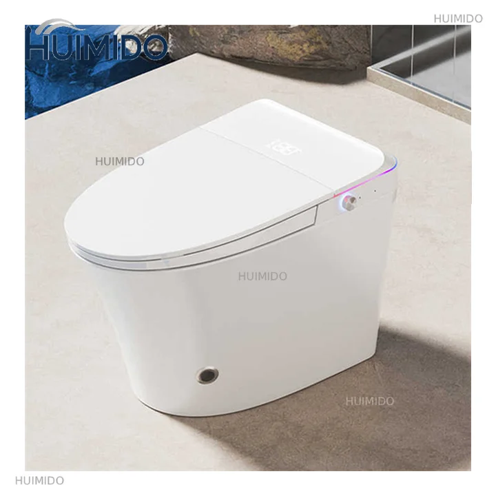 The new integrated smart bidet basin Wc ceramic automatic foot flushing Inodoro smart toilet has been launched