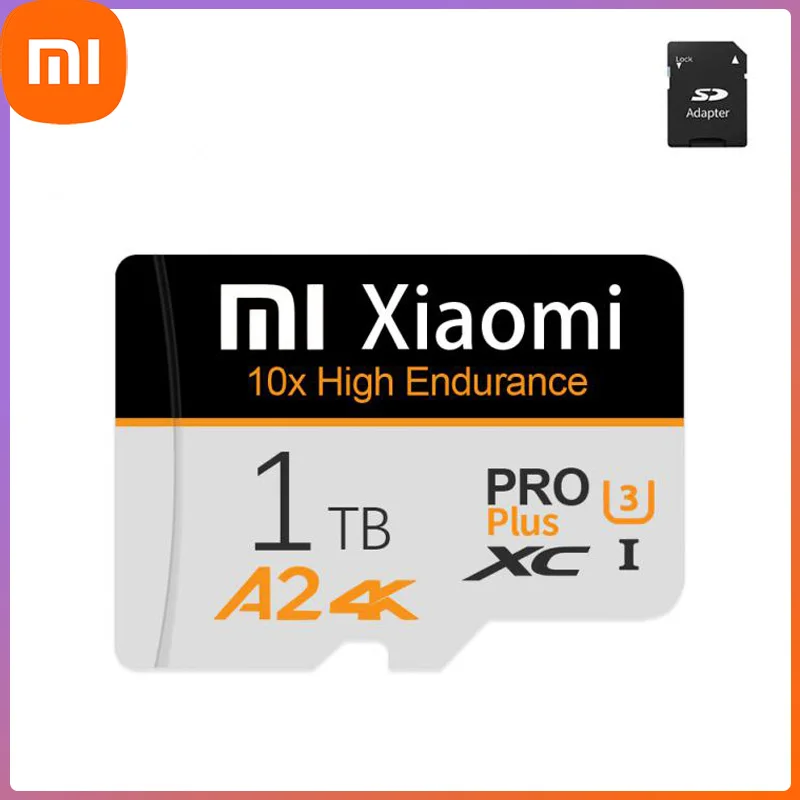 Xiaomi-Carte mémoire SD haute vitesse, carte Micro TF, jeux, appareil photo, smartphone, 1 To, 512 Go, 256 Go, A2, U3, 128 Go, 64 Go