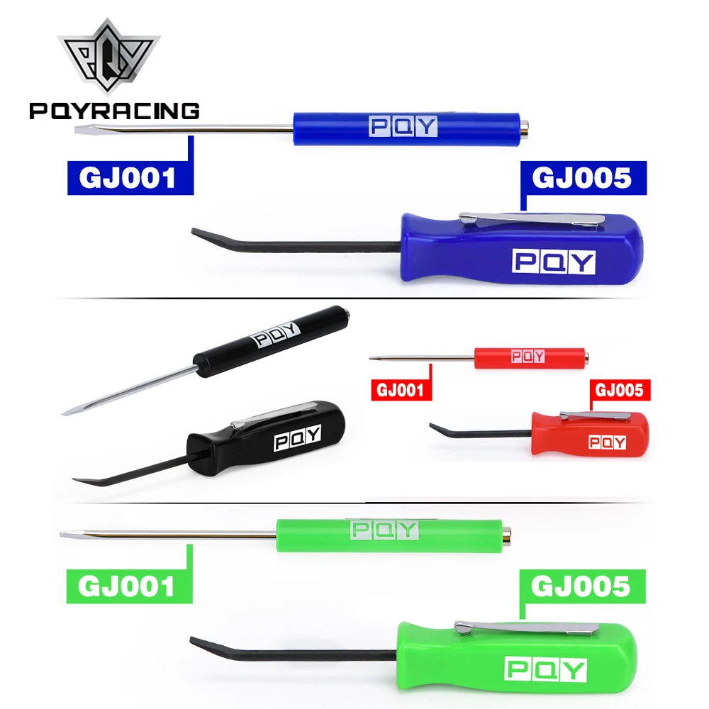 

Mini Pocket Clips Screwdriver Strong Magnetic Slotted + Pocket Pry Bar Short Angled Operating Handy Tool 4-Sided Grip