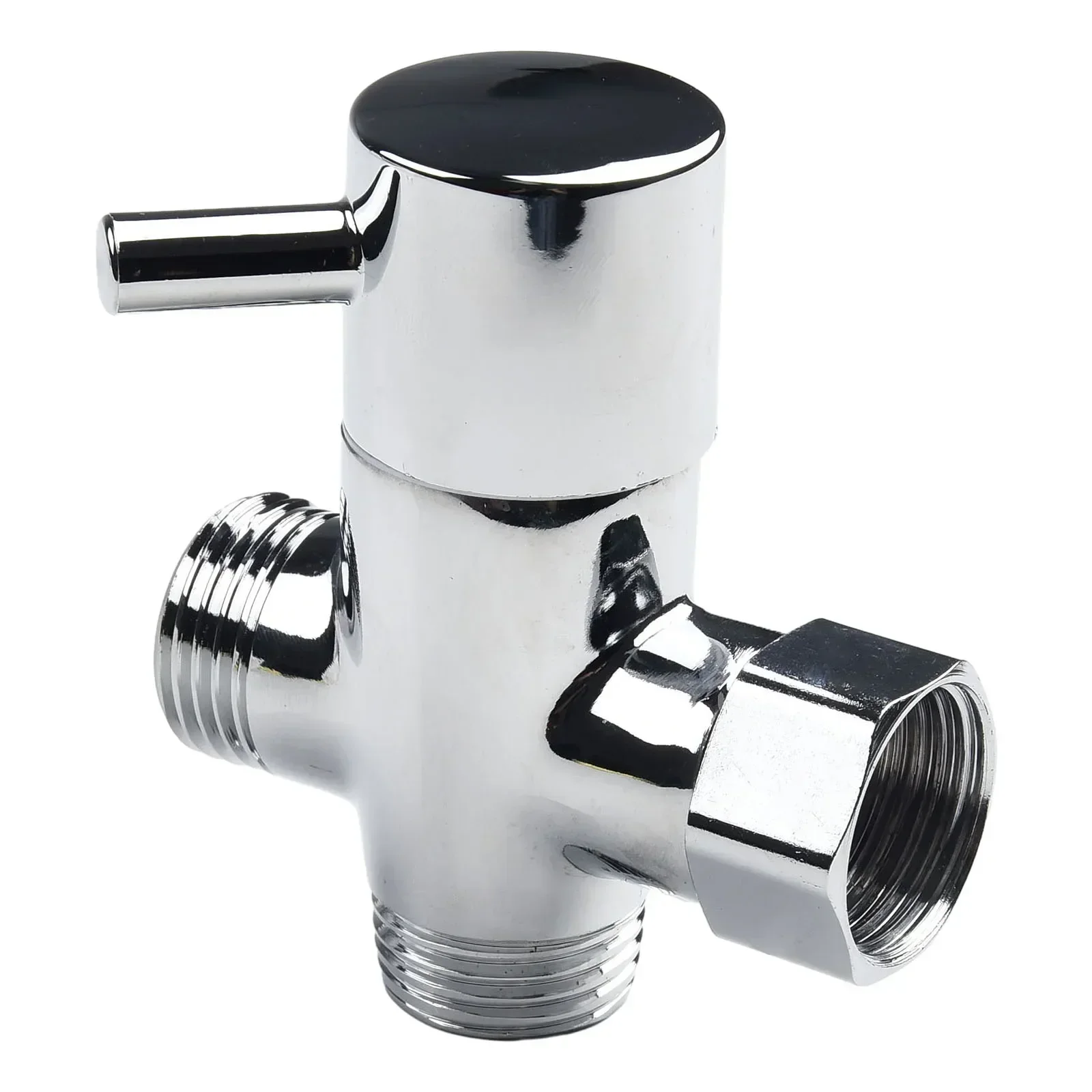 Shower Diverter Valve G1/2 Interface 3 Way Split Anti Leak Design Longevity & Durability Modern Design Fits Kitchen & Bathroom