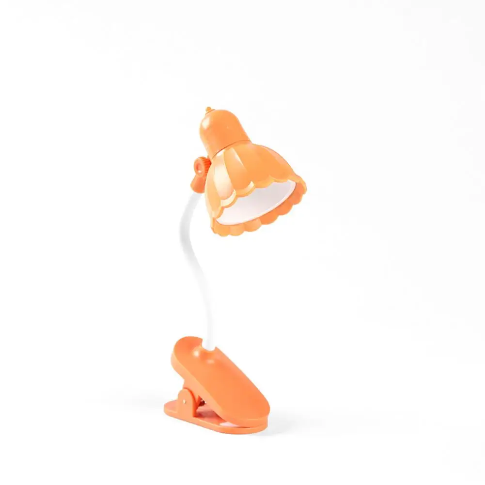 LED Eye Protection Book Night Light Mini Clip-On Study Desk Lamp Battery Powered Flexible For Travel Bedroom Reading