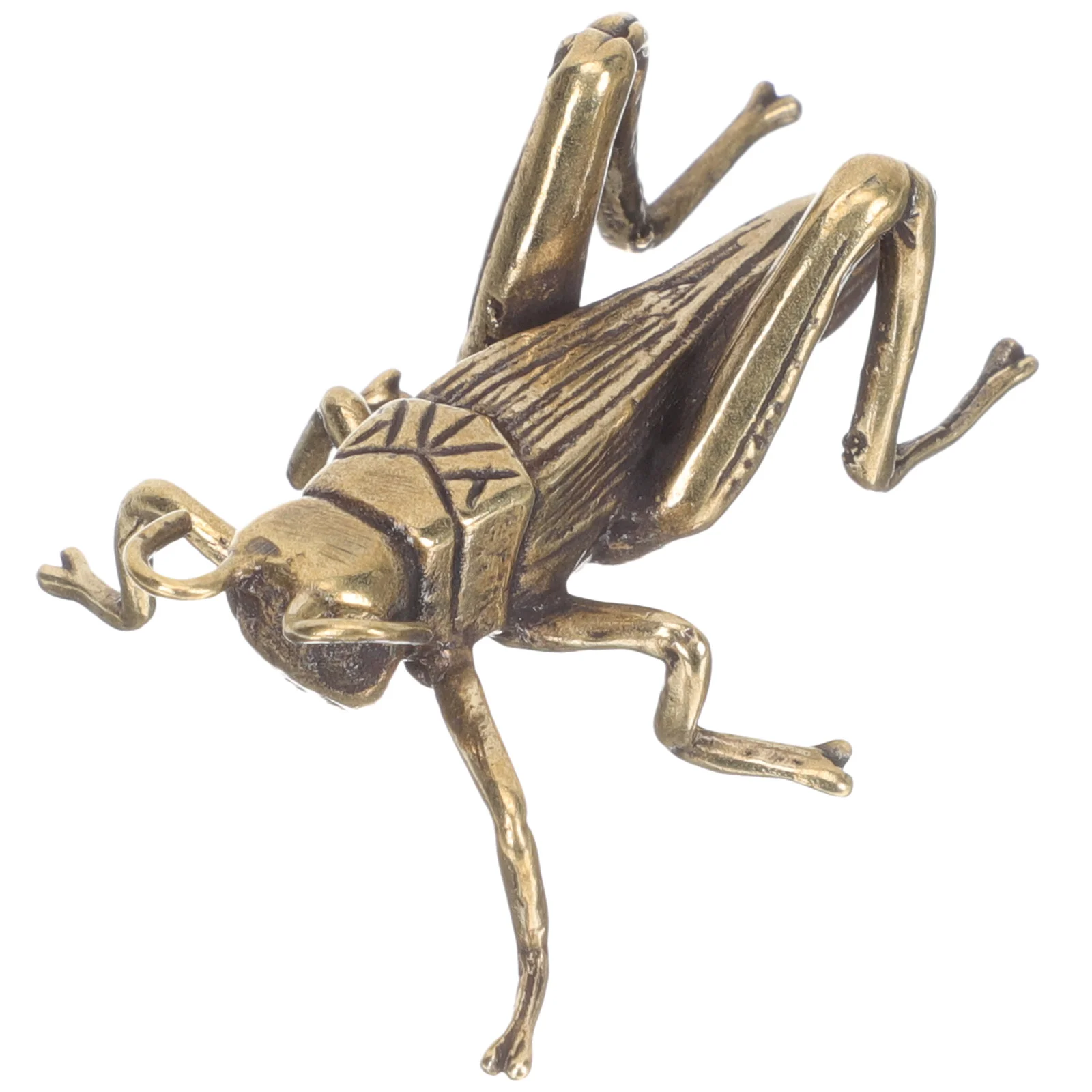 Cricket Ornaments Insect Brass Squirrel Exquisite Decor Meditating Statue Garden Shape Tea Party Favors