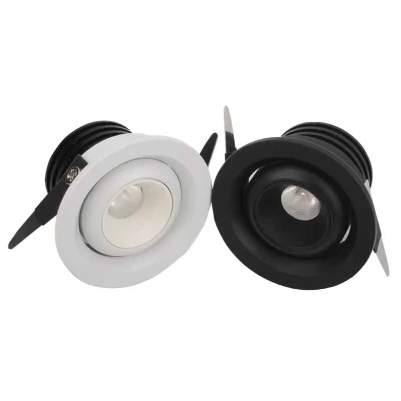 Mini LED Downlight 3W 5W COB Spot Light Indoor Home Use High Quality Adjustable Angle Showcase Custom OEM LED Spotlights