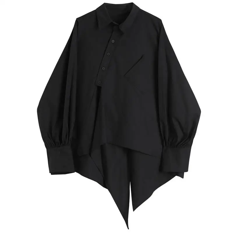 

Slimming Trendy Shirt for Women Light Mature Top Comfortable Long Sleeve Casual Business Women's Fashion Pure Color Shirt