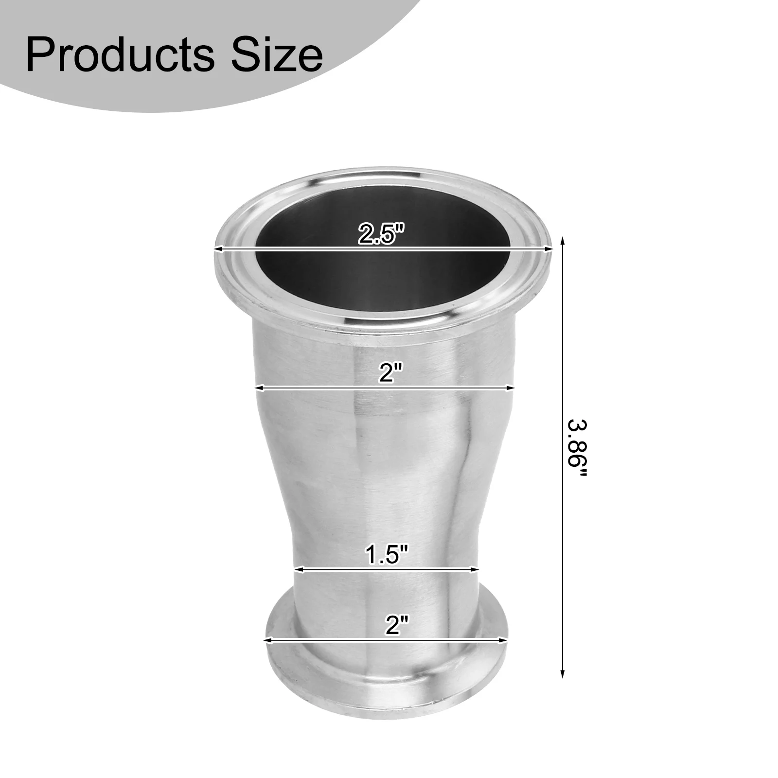 Resistance Ferrule Reducer Business & Industrial Reducer Pipe Connector Sanitary Fittings Stainless Steel  Resistance