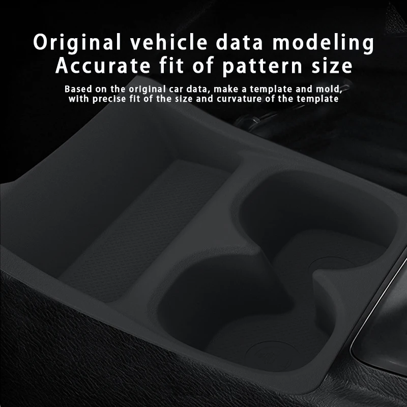 For Perodua Bezza 2018-2025 Cup Holder Shock Absorber Sleeve TPE Anti Shake Drink Holder Limiter Storage Tray Car Accessories