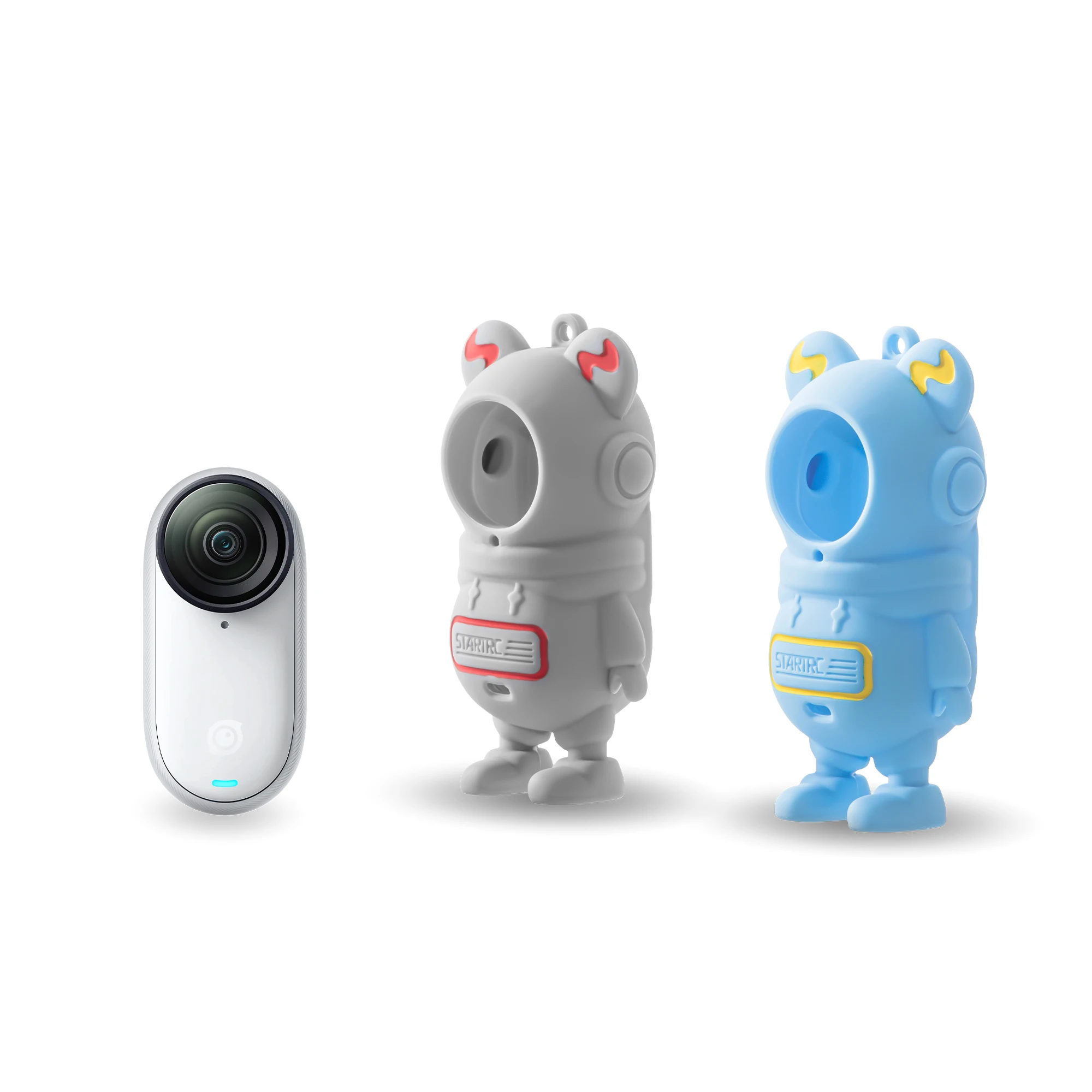 

Cartoon Silicone Case for Insta360 GO 3S Shockproof Protective Cover Camera Accessories with Anti-Loss Hand Strap