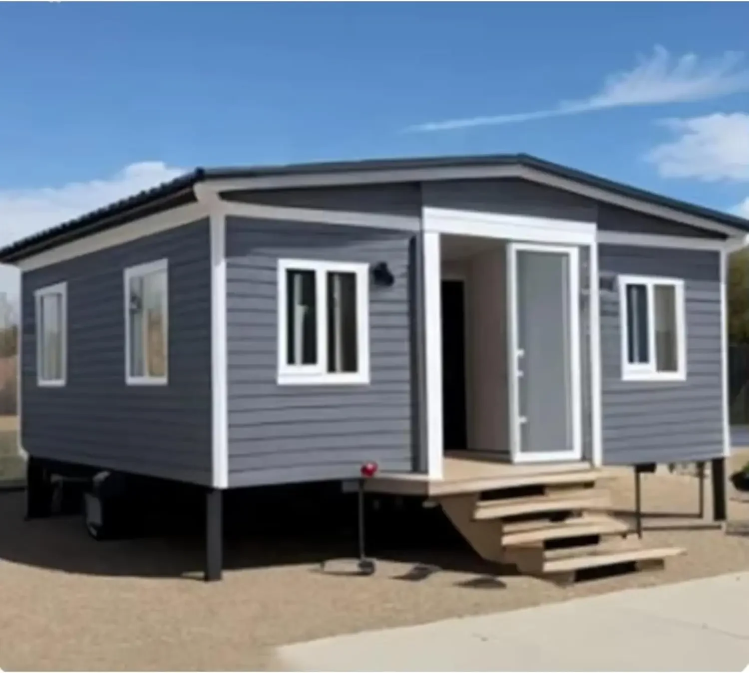 Prefab Modular 2 Bedroom Bathroom Kitchen House Modular Tiny Kit Set Cabin Homes Container House for Sale