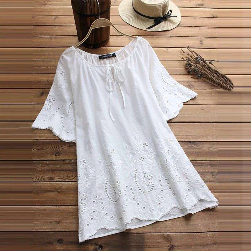 2024 Summer Women New Fashion O-neck Short Sleeves Plus Size High Quality T-shirt Solid Casual Tops Lady Oversized Clothing