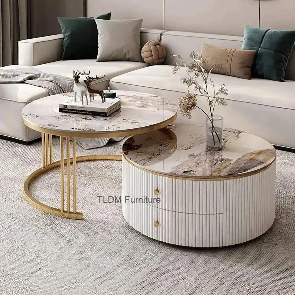 

Design Simple Coffee Tables Modern Aesthetic Minimalist Unique Coffee Tables Glam Round Stolik Kawowy Living Room Furniture