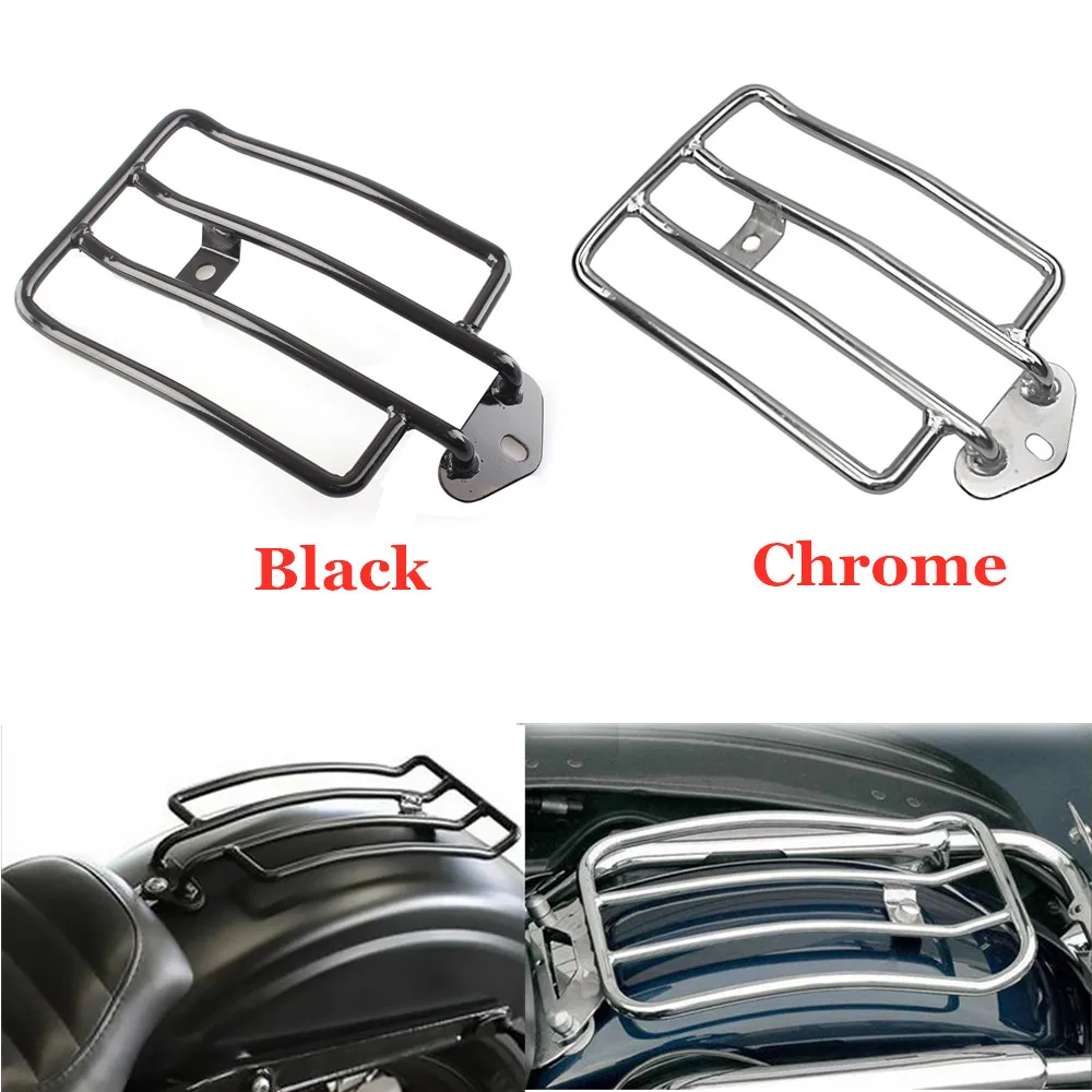 Motorcycle Rear Solo Seat Luggage Rack Support Shelf For Harley Sportsters XL 883 1200 Iron 48 72 2004-2019 2010 2008 2012 2018