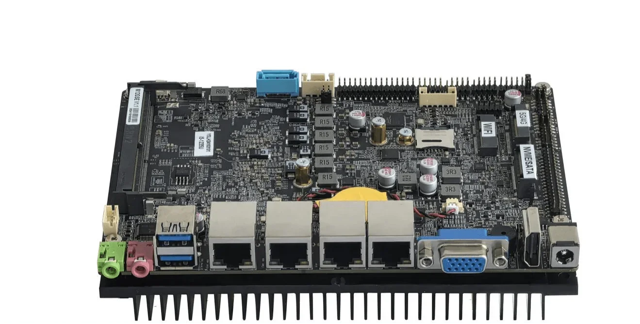اللوحات الأم 4 بوصة M12GSE تدعم Alder Lake الجيل الثاني عشر I3 1215U ستة النوى DDR4 32G RJ45_LAN Wind10/11 نظام لينكس