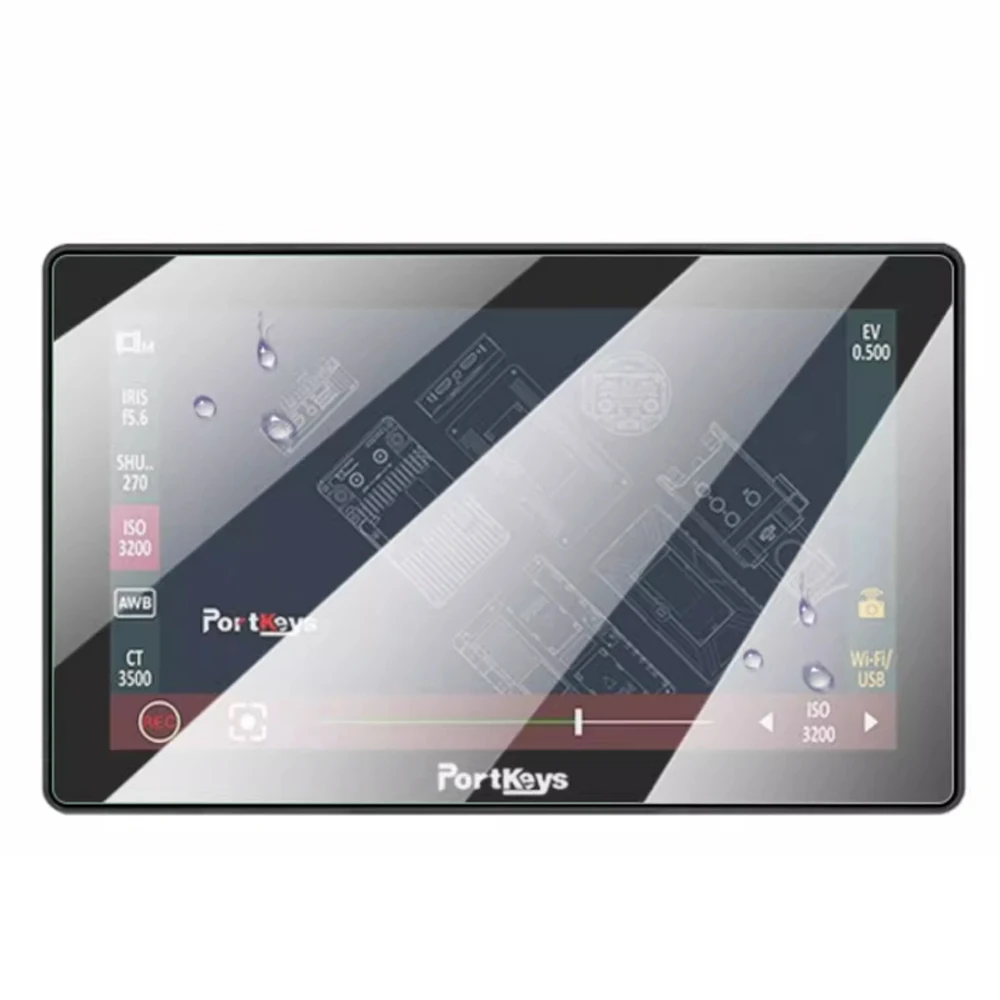 9h Hardness High Definition Premium Protective Scratch-Proof Tempered Glass Screen Protector Film for Portkeys LH5P II