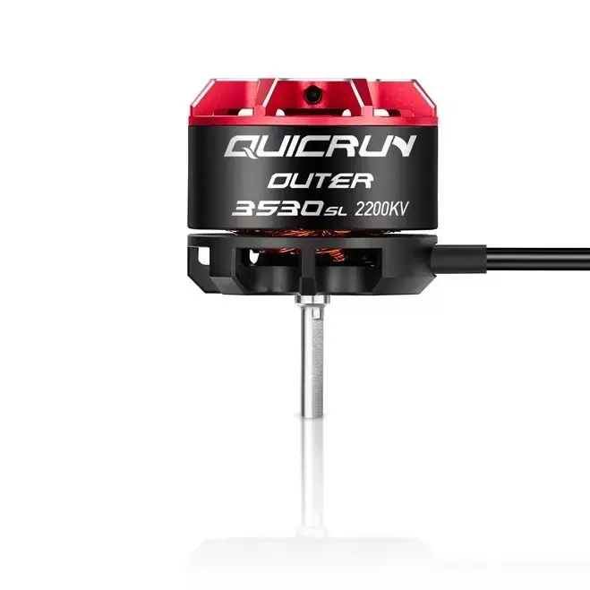 

HobbyWing QUICRUN WP 10BL80 80A Brushless ESC And 3530SL Motor Combo set For 1/10 Scale Remote Control Crawler Climbing Cars RC